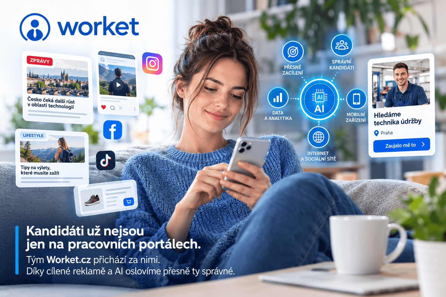 Hlavní obrázek článku Kandidáti už nejsou jen na pracovních portálech. Moderní nábor musí hledat tam, kde lidé skutečně jsou